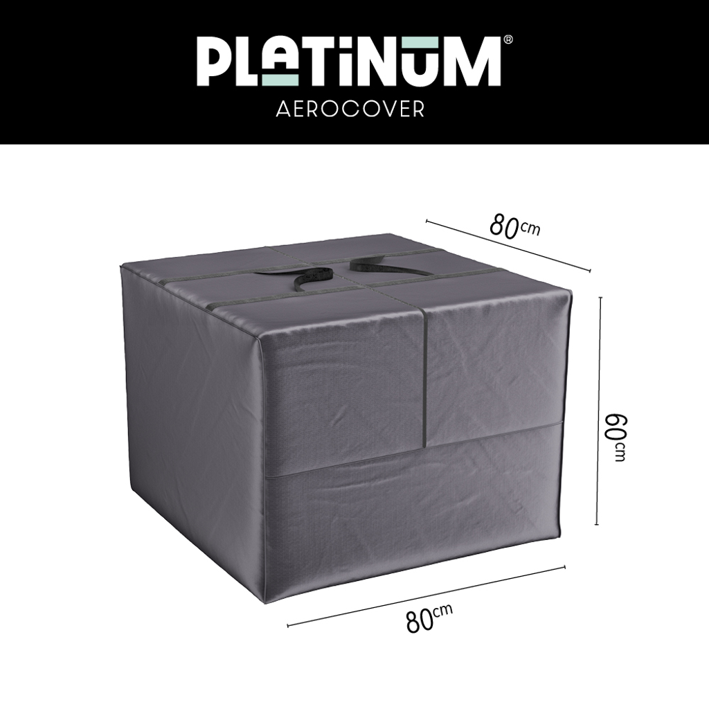 Platinum AeroCover Housse de protection sac transport coussins 80x80x60cm