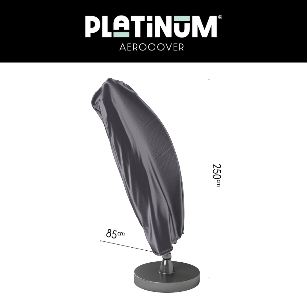 Platinum AeroCover Housse de protection pour parasol 250x85cm H:250cm