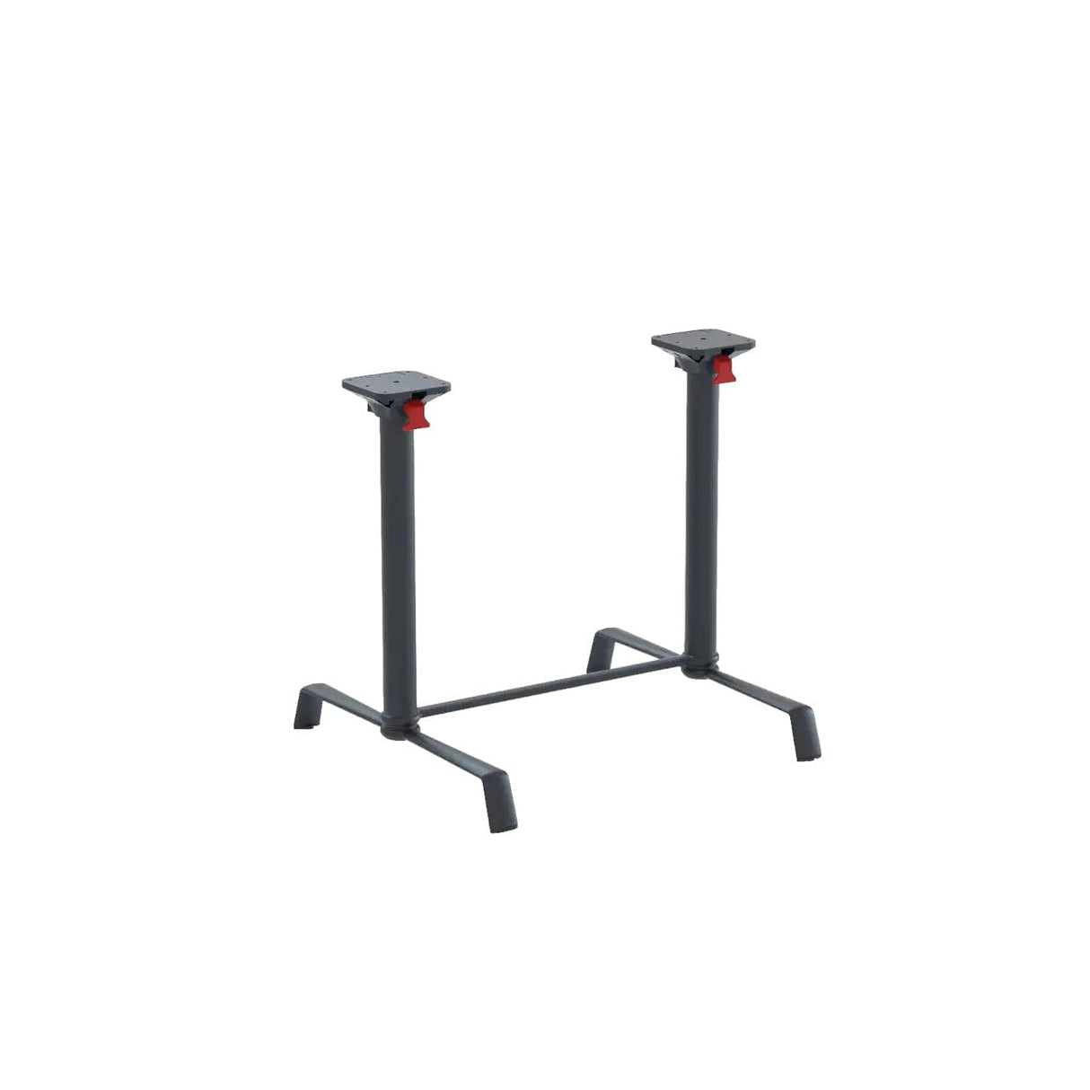 Fast Elica Base Piètement H:72cm rabattables double colonnes pour plateaux rectangulaires en sus