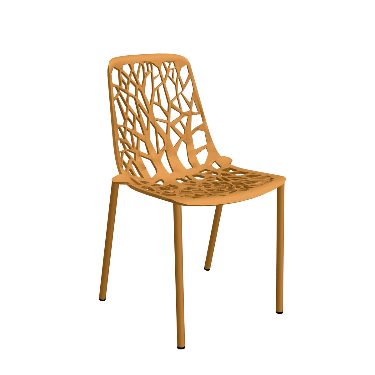 Fast Forest Chaise repas empilable Mustard Yellow 28