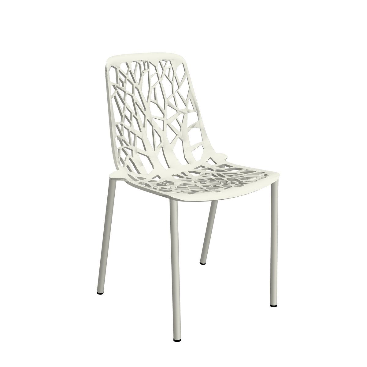 Fast Forest Chaise repas empilable Powder Grey 14