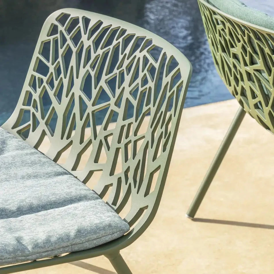 Fast Forest Coussin assise en tissu pour chaise club lounge