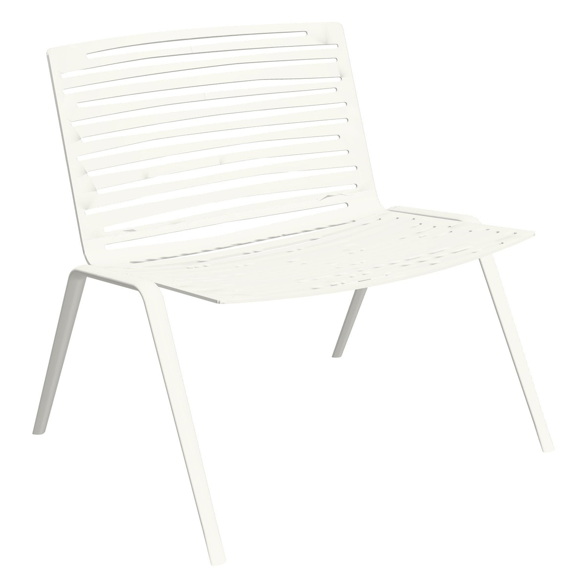 Fast Zebra Fauteuil lounge sans accoudoirs White 1