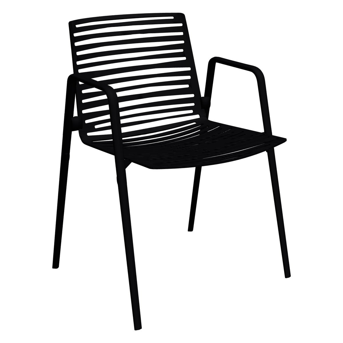Fast Zebra Fauteuil repas Black 2