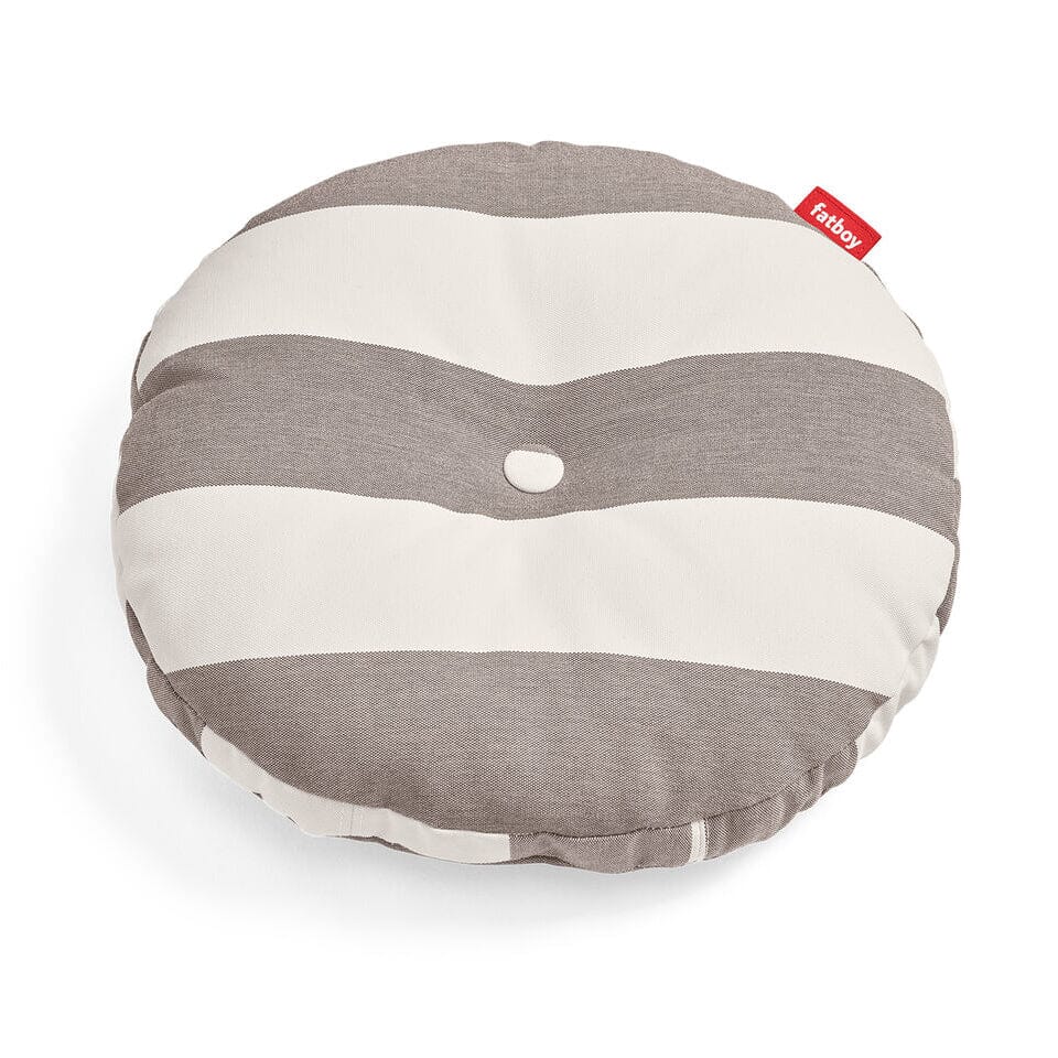 Fatboy Circle Pillow Coussin déco rond Ø50 cm Outdoor Stripe Cacao Olefin