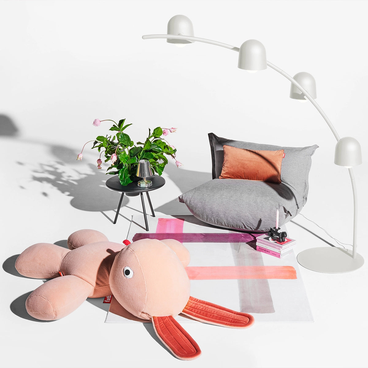 Fatboy Co9 XS Teddy Lapin géant peluche Indoor Polyester polaire très doux