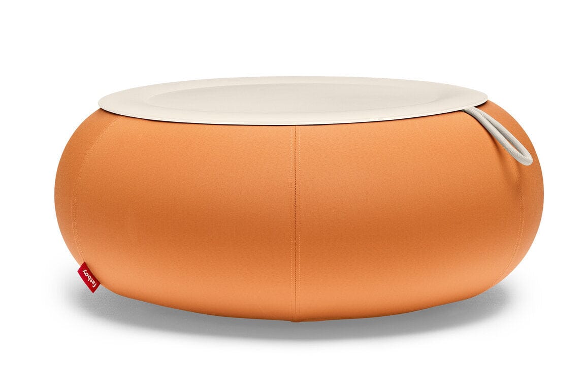 Fatboy Dumpty Table d'appoint gonflable / Pouf Outdoor Pumpkin olefin