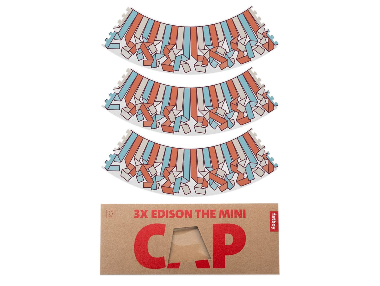 Fatboy Edison the Mini Cappie Set de 3 abat-jours amovibles Serpentine Sky