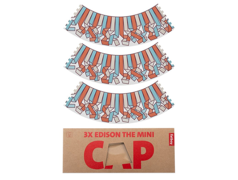 Fatboy Edison the Mini Cappie Set de 3 abat-jours amovibles Serpentine Sky 