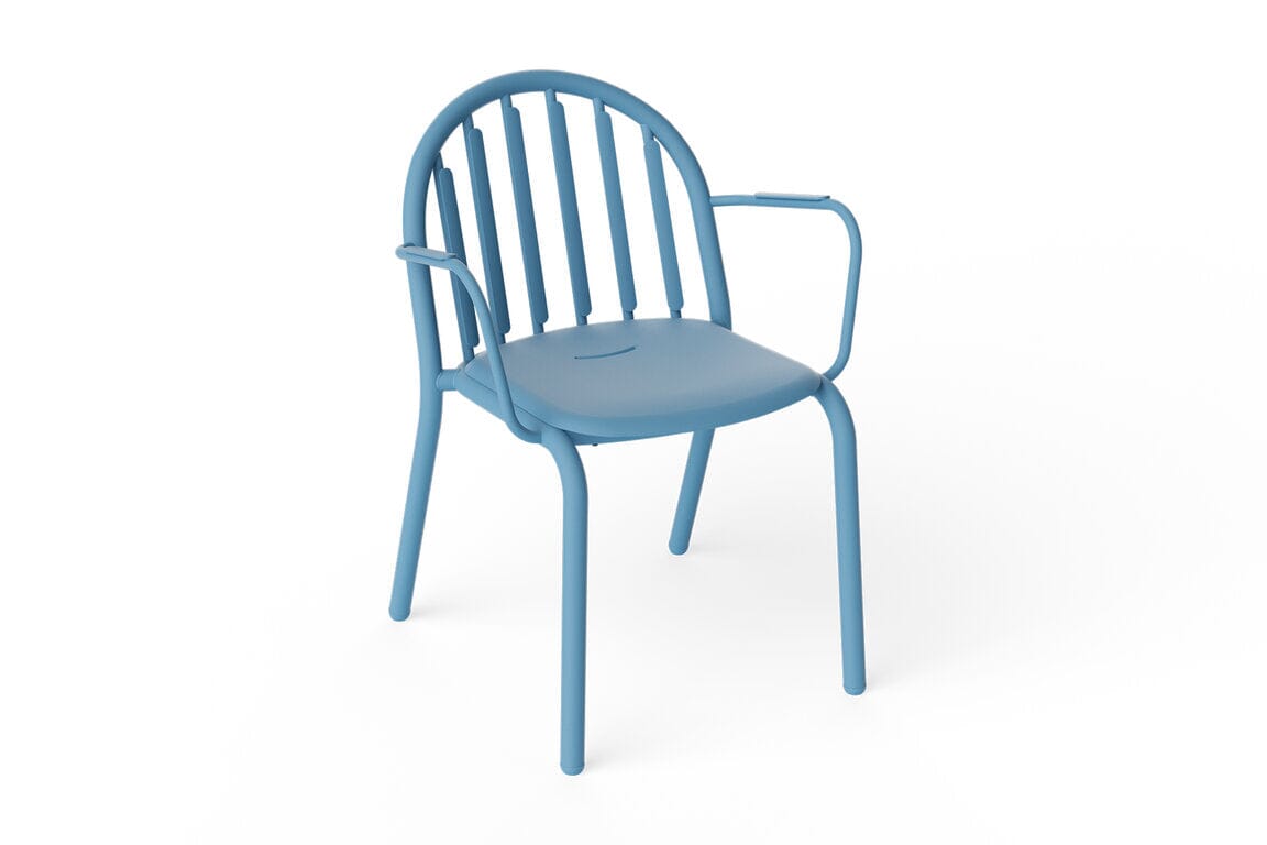 Fatboy Fred's Fauteuil repas Outdoor Wave blue