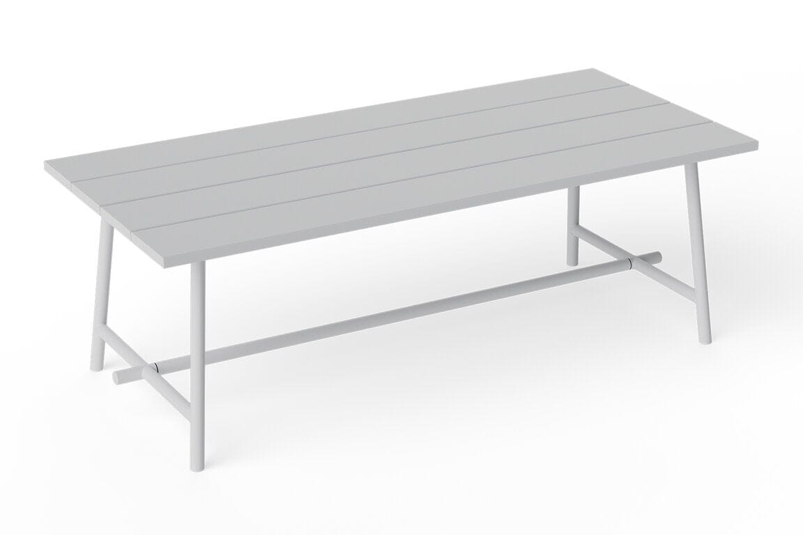 Fatboy Fred's Table repas 220x100cm Outdoor Light grey