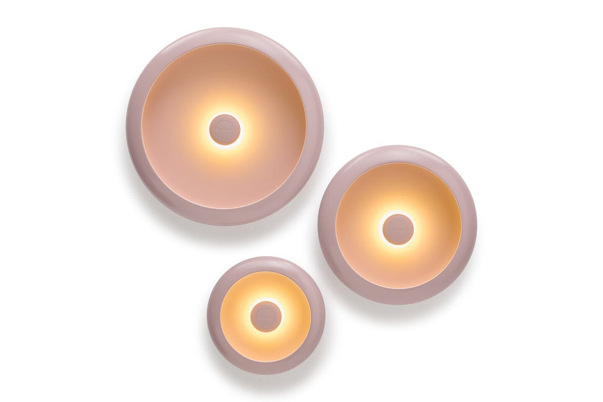 Fatboy Oloha Trio Bol luminaire / Applique murale LED Soft Pink