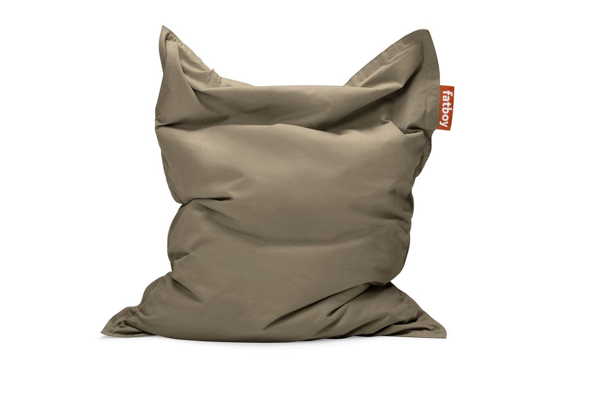 Fatboy Original Canvas Recycled Pouf Sac Indoor Taupe Grey Canvas Recycled