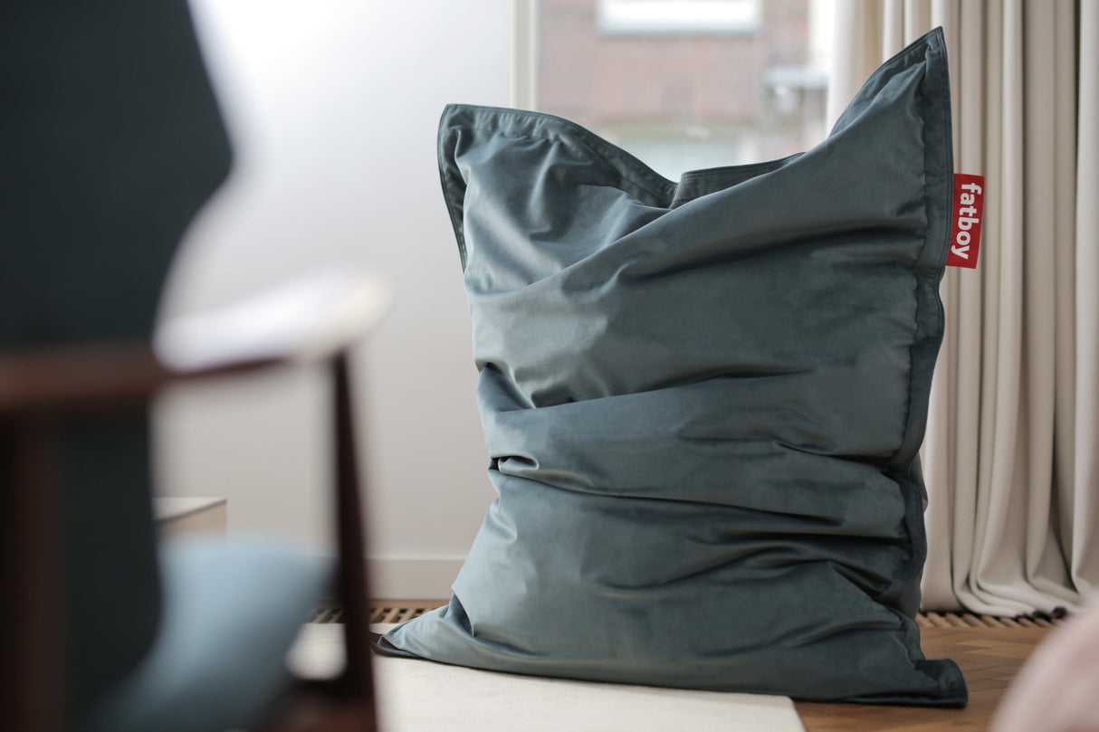 Fatboy Original Slim Velvet Pouf Sac Indoor Polyester effet velour