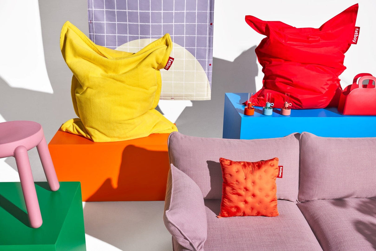 Fatboy Original Stonewashed Pouf Sac Indoor Coton délavé