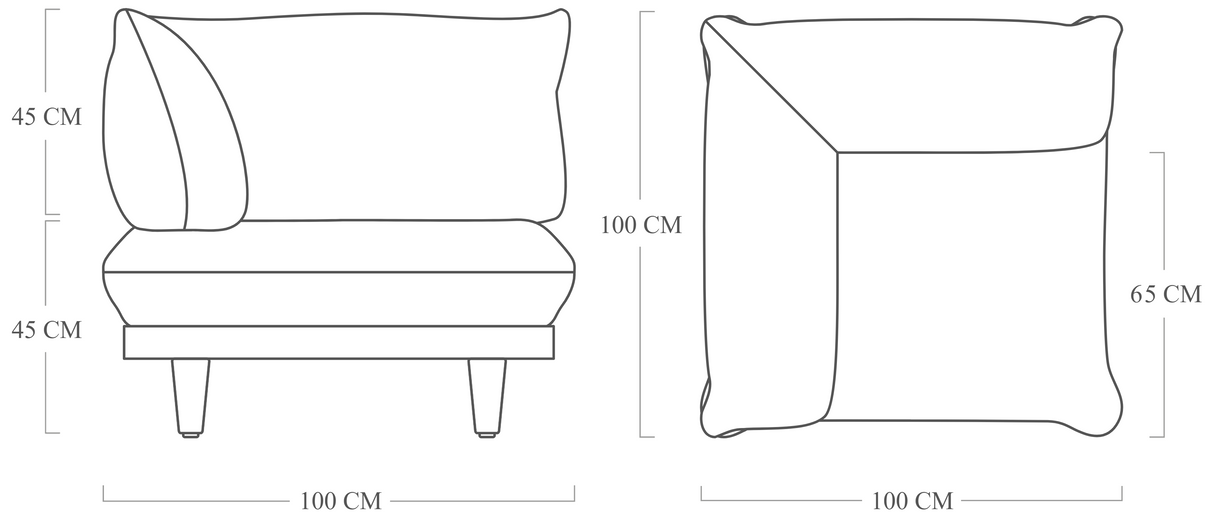 Fatboy Paletti Royal Lounge Corner Seat