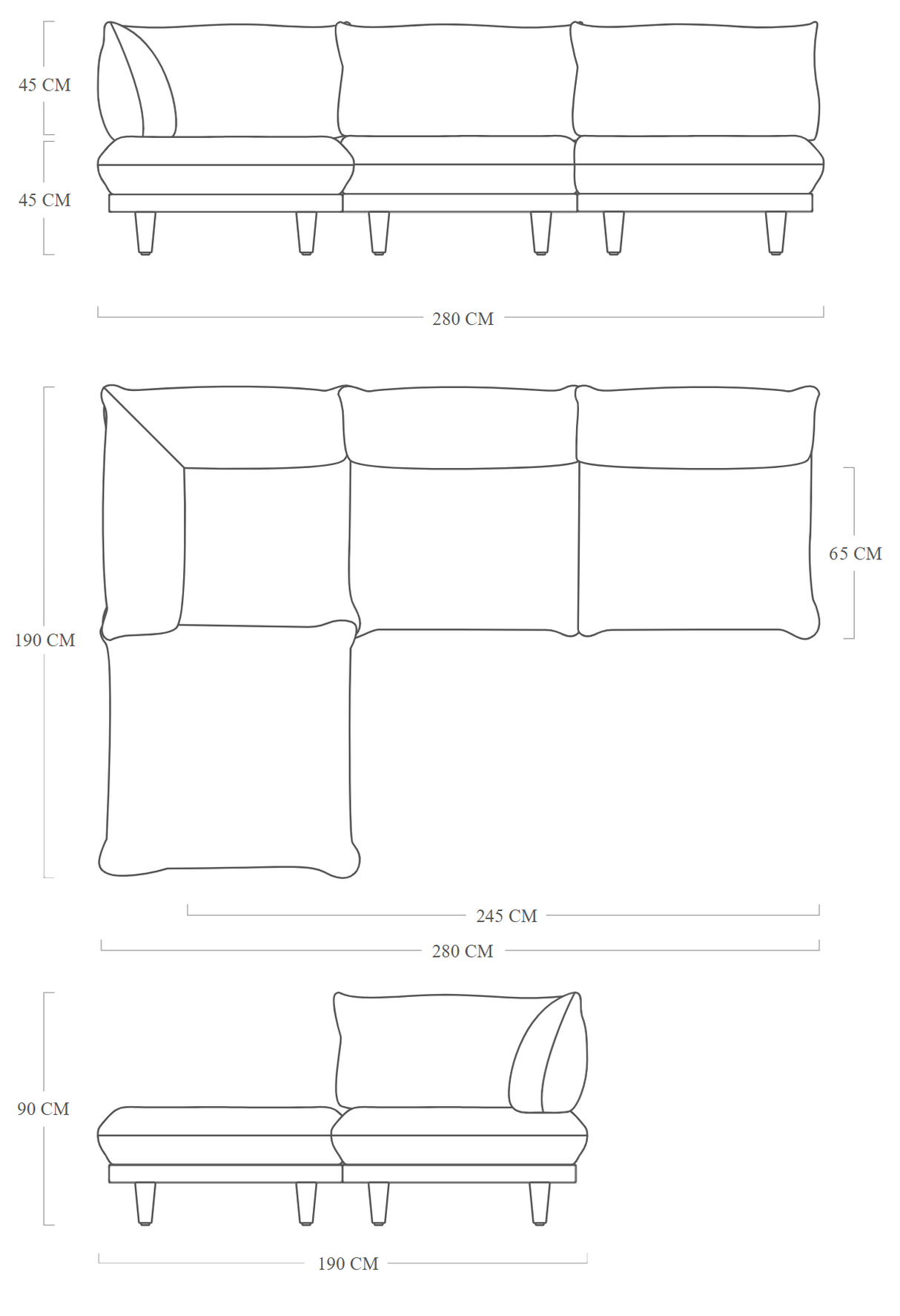 Fatboy Paletti Royal Lounge Set Large