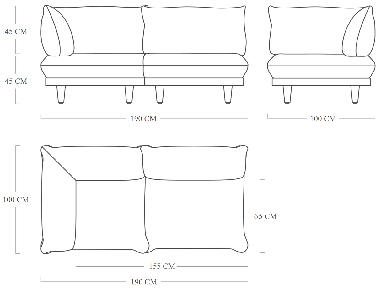 Fatboy Paletti Royal Lounge Set Small