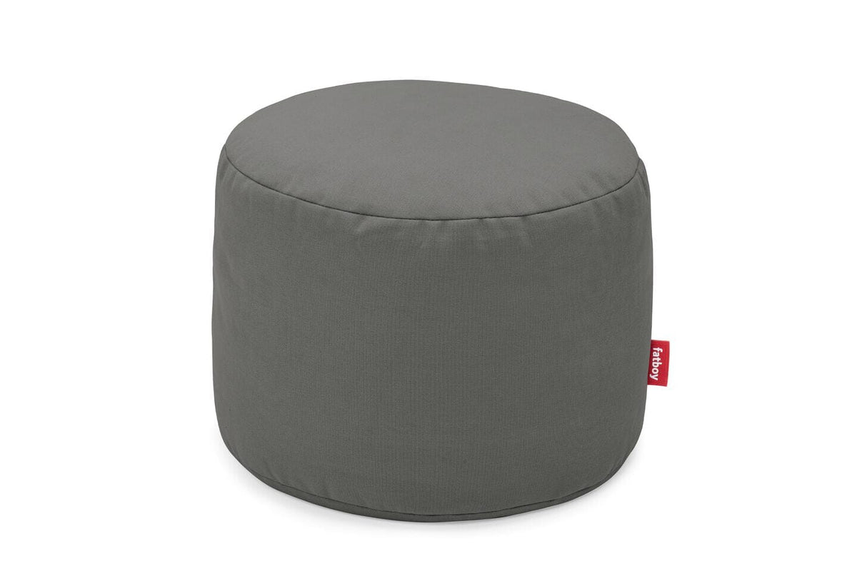 Fatboy Point Canvas Recycled Pouf rond Ø 50cm Indoor Charcoal Grey