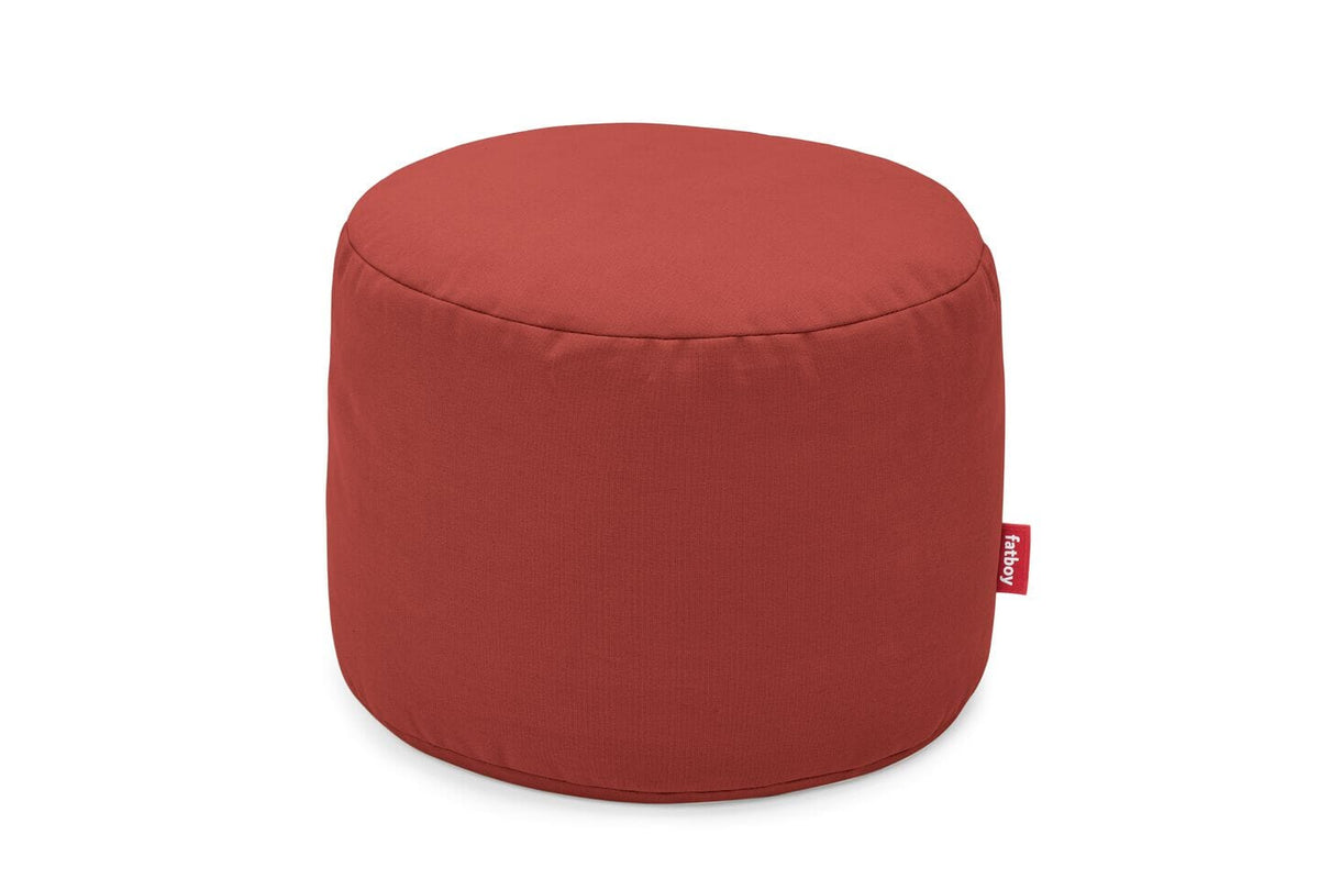 Fatboy Point Canvas Recycled Pouf rond Ø 50cm Indoor Merlot Red