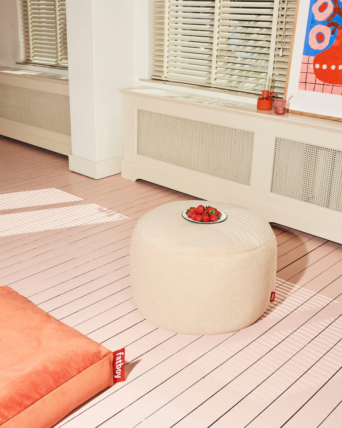 Fatboy Point Large Pouf rond Ø 70cm Indoor Sherpa