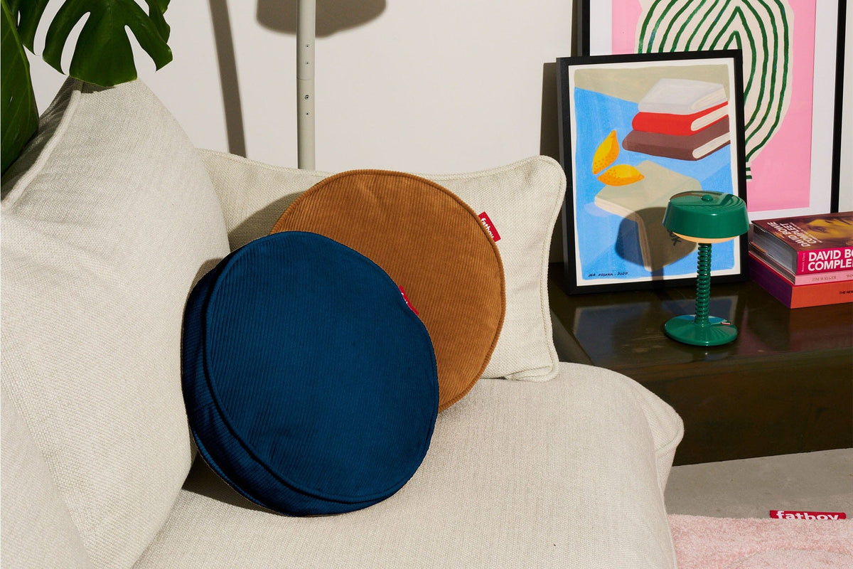 Fatboy Recycled Pill Pillow Cord Coussin déco Ø 40cm Indoor Corde