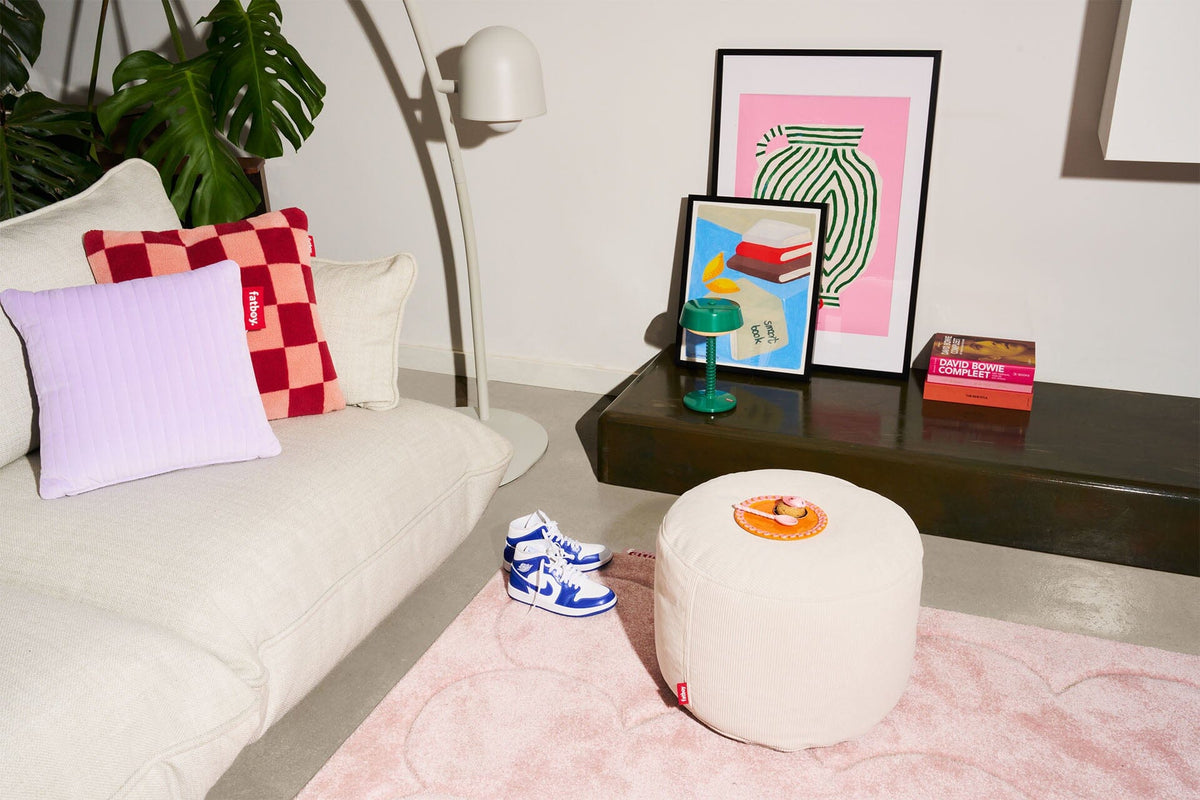 Fatboy Recycled Point Cord Pouf rond Ø 50cm Indoor Corde