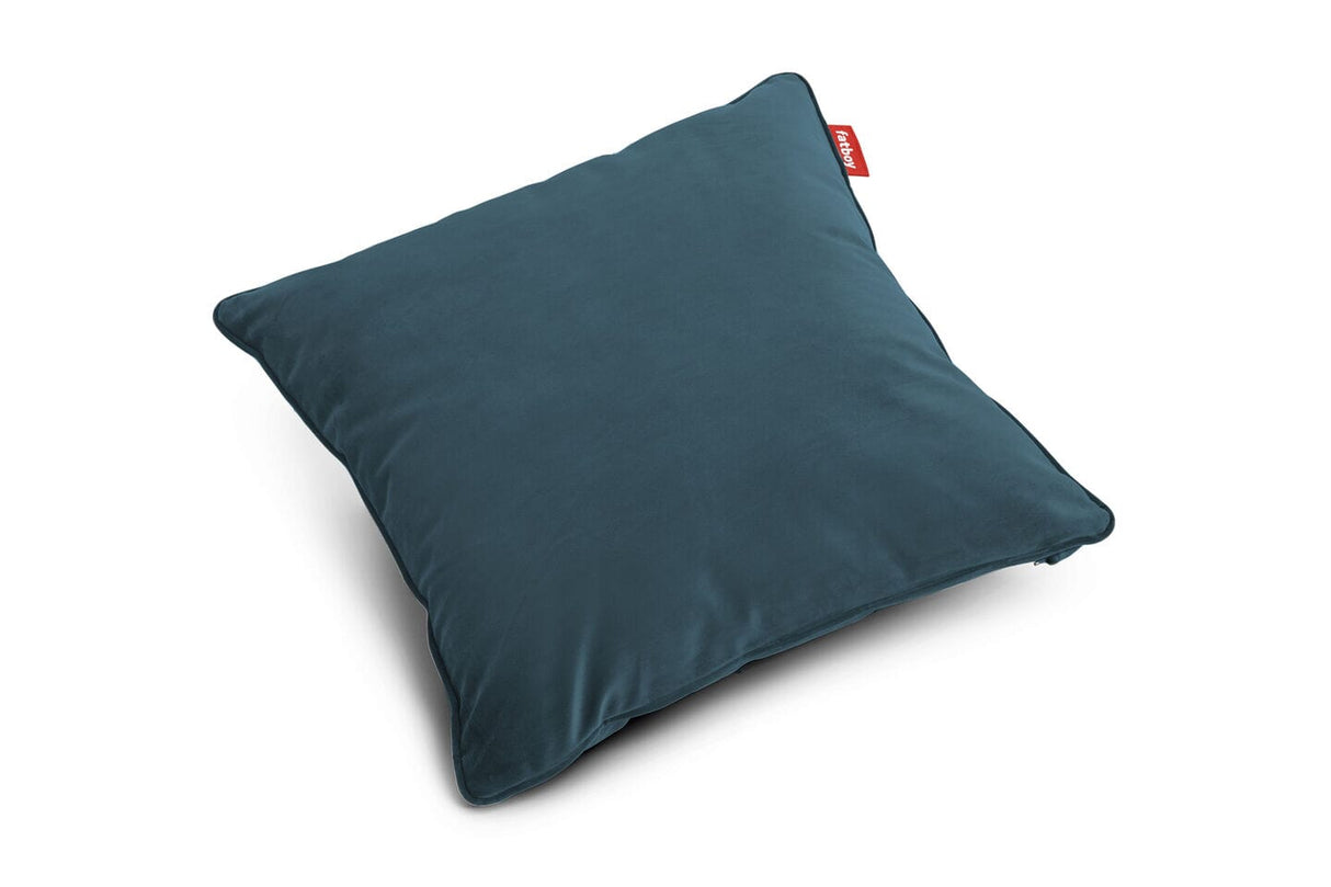 Fatboy Square Pillow Velvet Coussin déco Indoor 50x50cm Petrol