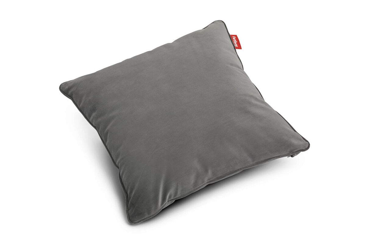 Fatboy Square Pillow Velvet Coussin déco Indoor 50x50cm Taupe