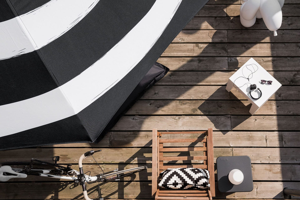 Fatboy Stripesol Parasol rond Ø350cm avec poulie