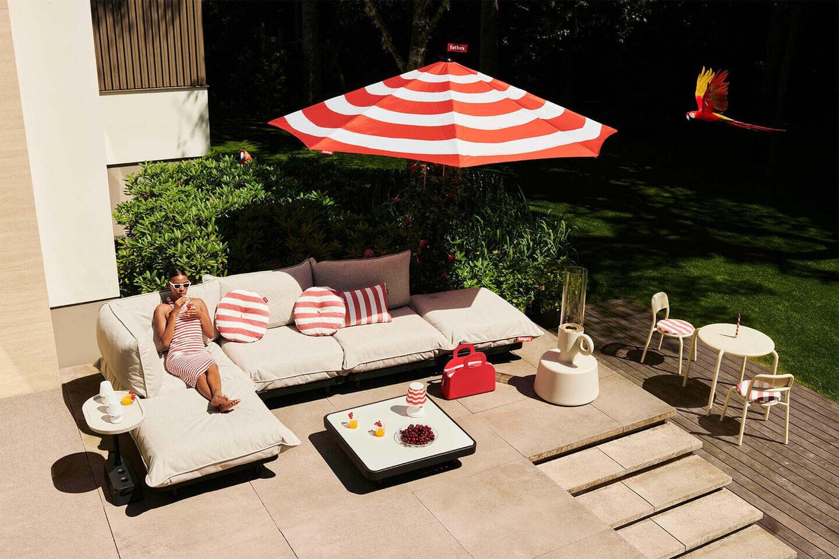 Fatboy Stripesol Parasol rond Ø350cm avec poulie