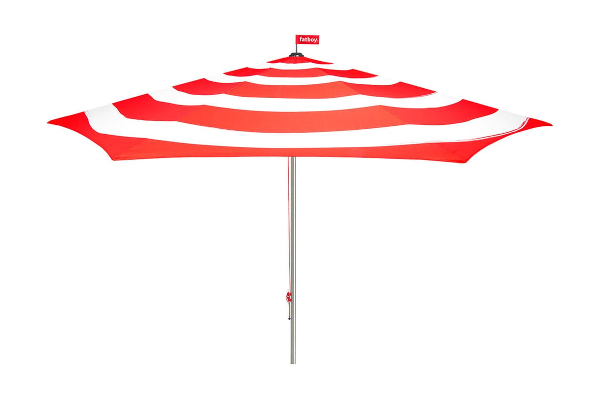 Fatboy Stripesol Parasol rond Ø350cm avec poulie Red