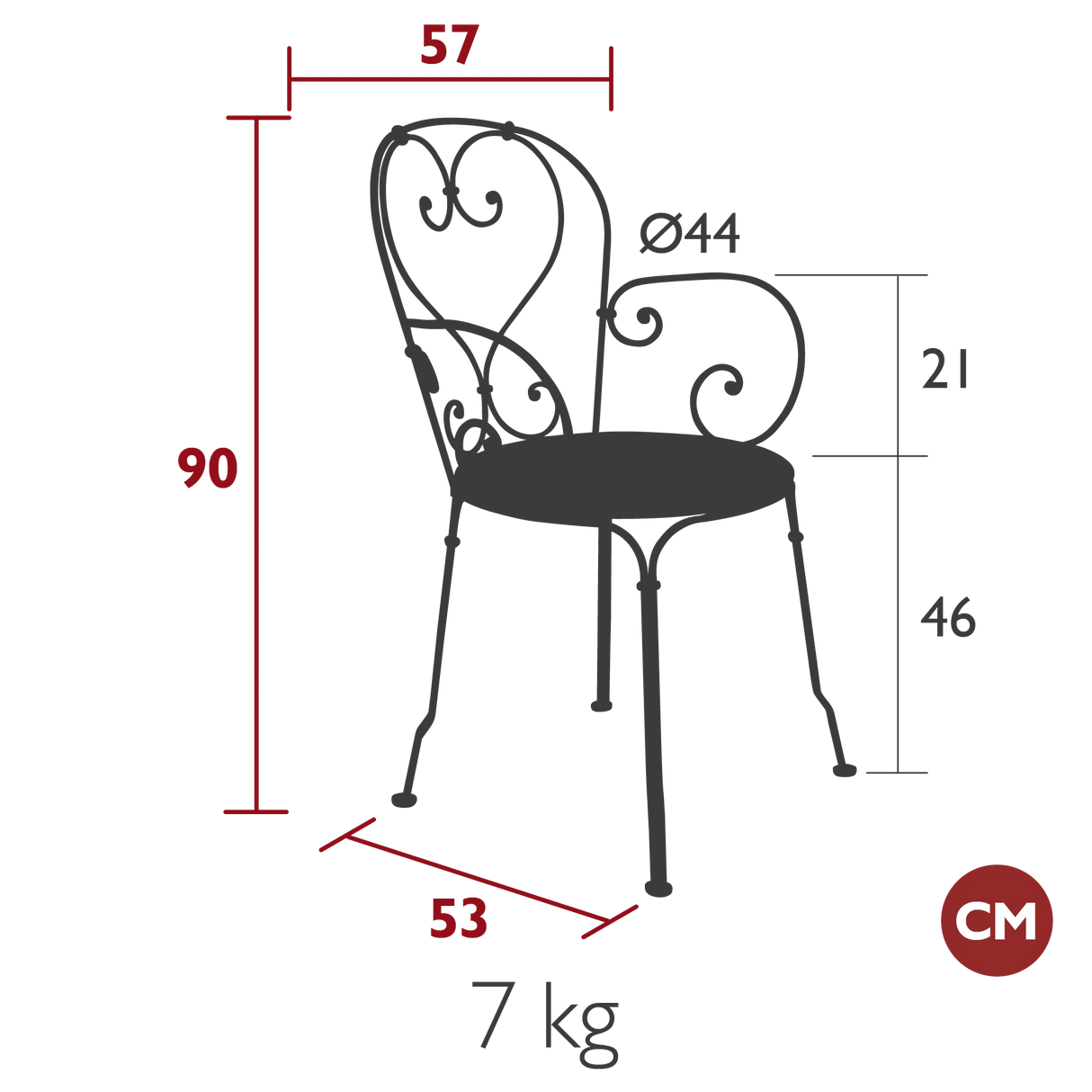 Fermob 1900 Fauteuil