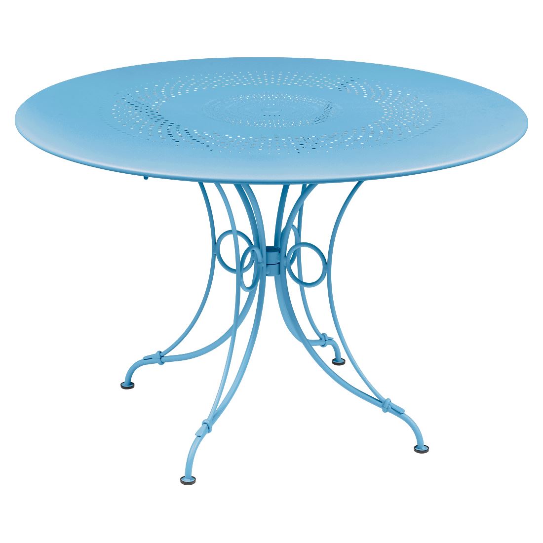 Fermob 1900 Table Ø 117cm Bleu maya E1