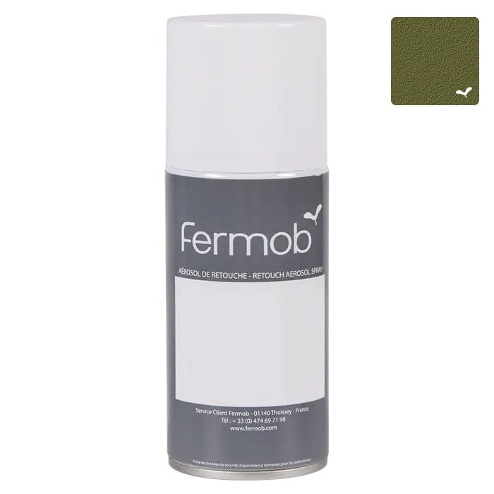 Fermob Aérosol spray de retouche peinture couleur 150ml Produit d'entretien Pesto D3