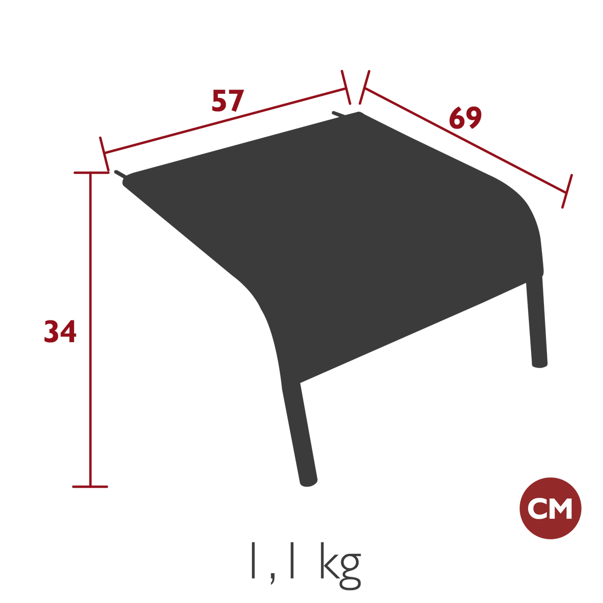Fermob Alizé Repose-pieds