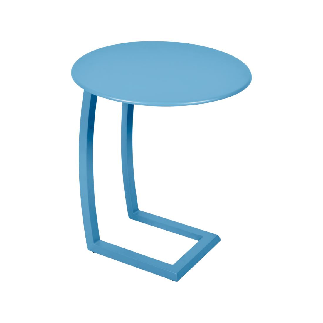 Fermob Alizé Table basse déportée Bleu maya E1