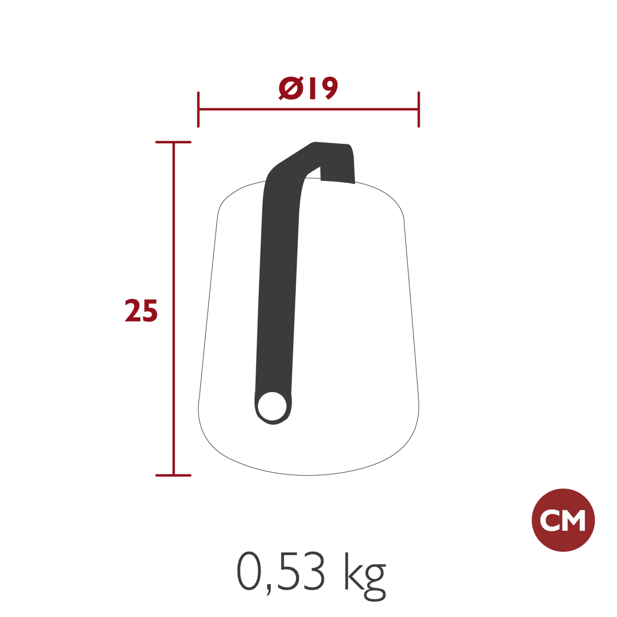 Fermob Balad Lampe h.25cm