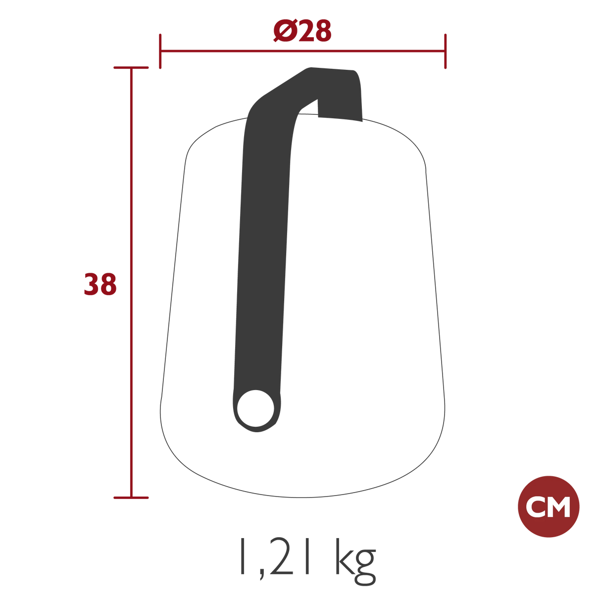 Fermob Balad Lampe h.38cm