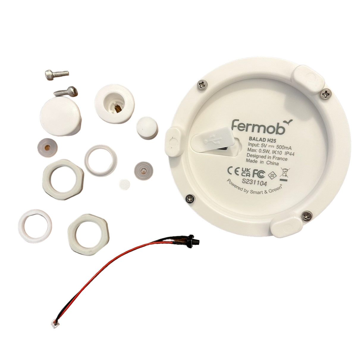 Fermob Balad Module d'éclairage et batterie de rechange lampe h:25cm