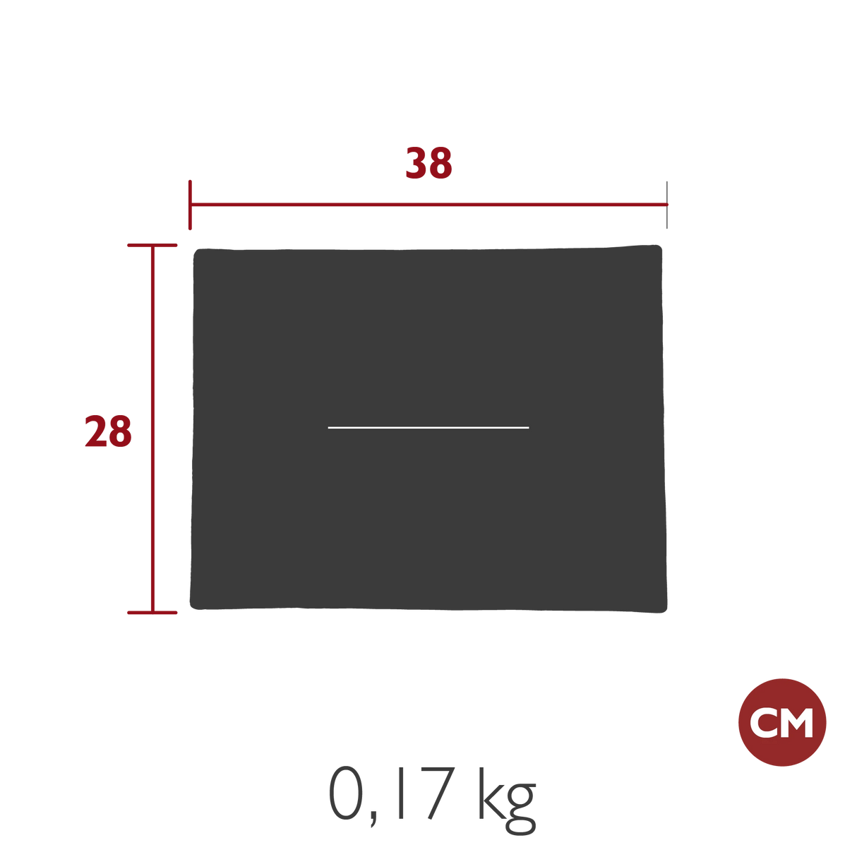 Fermob Basics Galette bistro outdoor 38 x 28cm