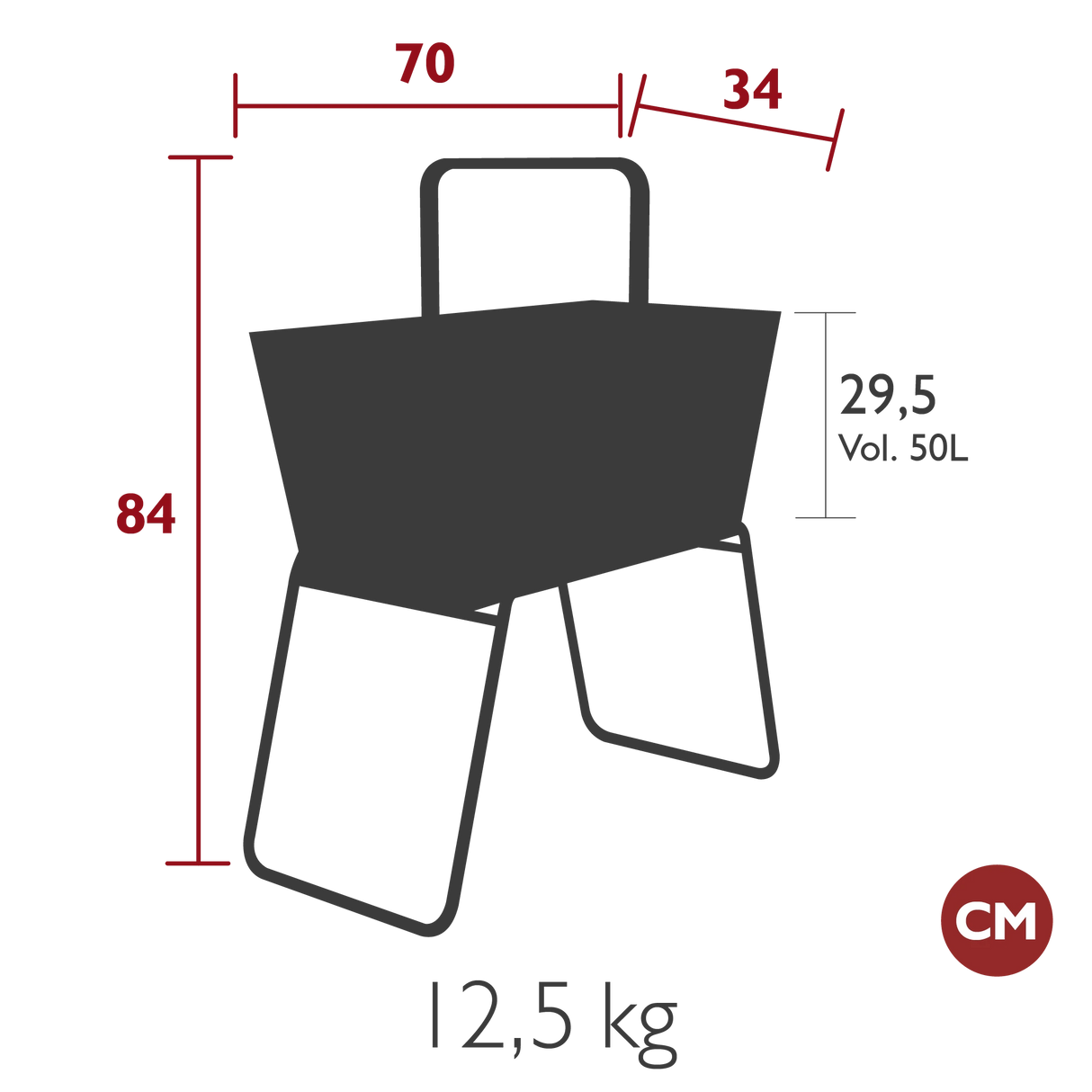 Fermob Basket Jardinière haute
