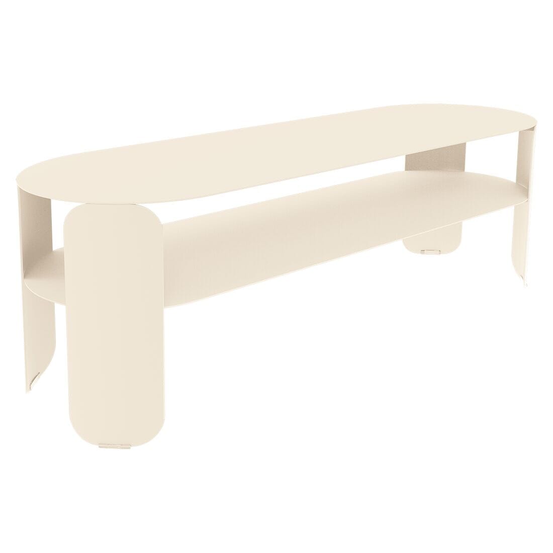 Fermob Bebop Console basse 120 x 40cm - H: 42cm Beige latte E8