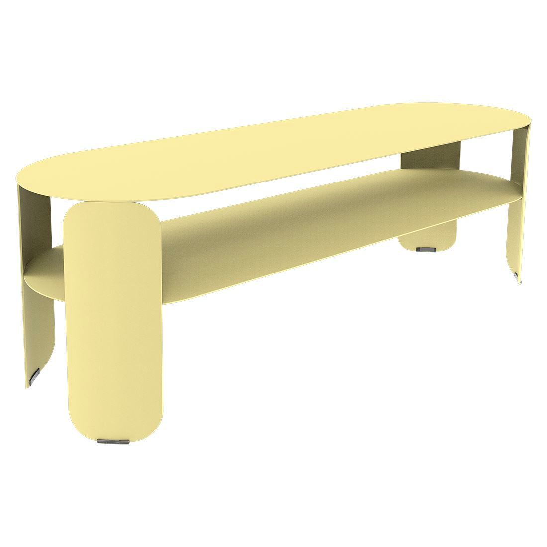 Fermob Bebop Console basse 120 x 40cm - H: 42cm Citron givré A6