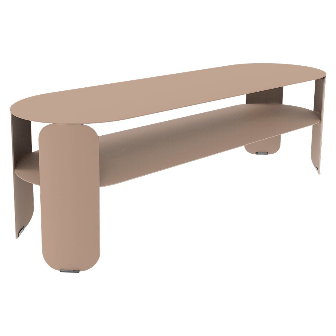 Fermob Bebop Console basse 120 x 40cm - H: 42cm Muscade 14