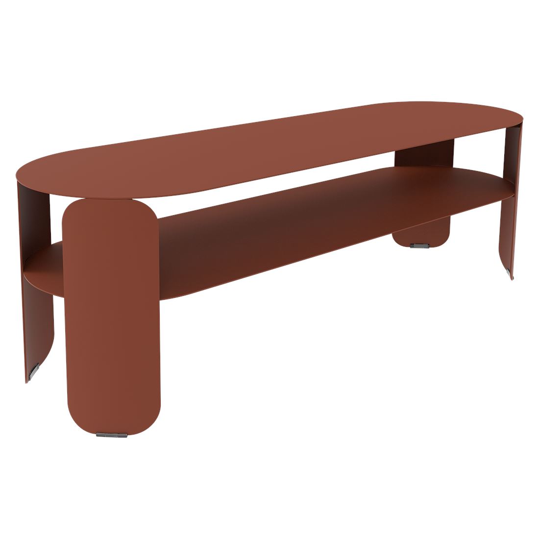 Fermob Bebop Console basse 120 x 40cm - H: 42cm Ocre rouge 20