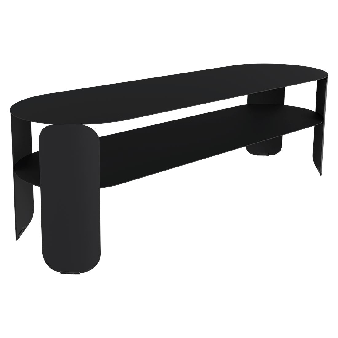 Fermob Bebop Console basse 120 x 40cm - H: 42cm Réglisse 42