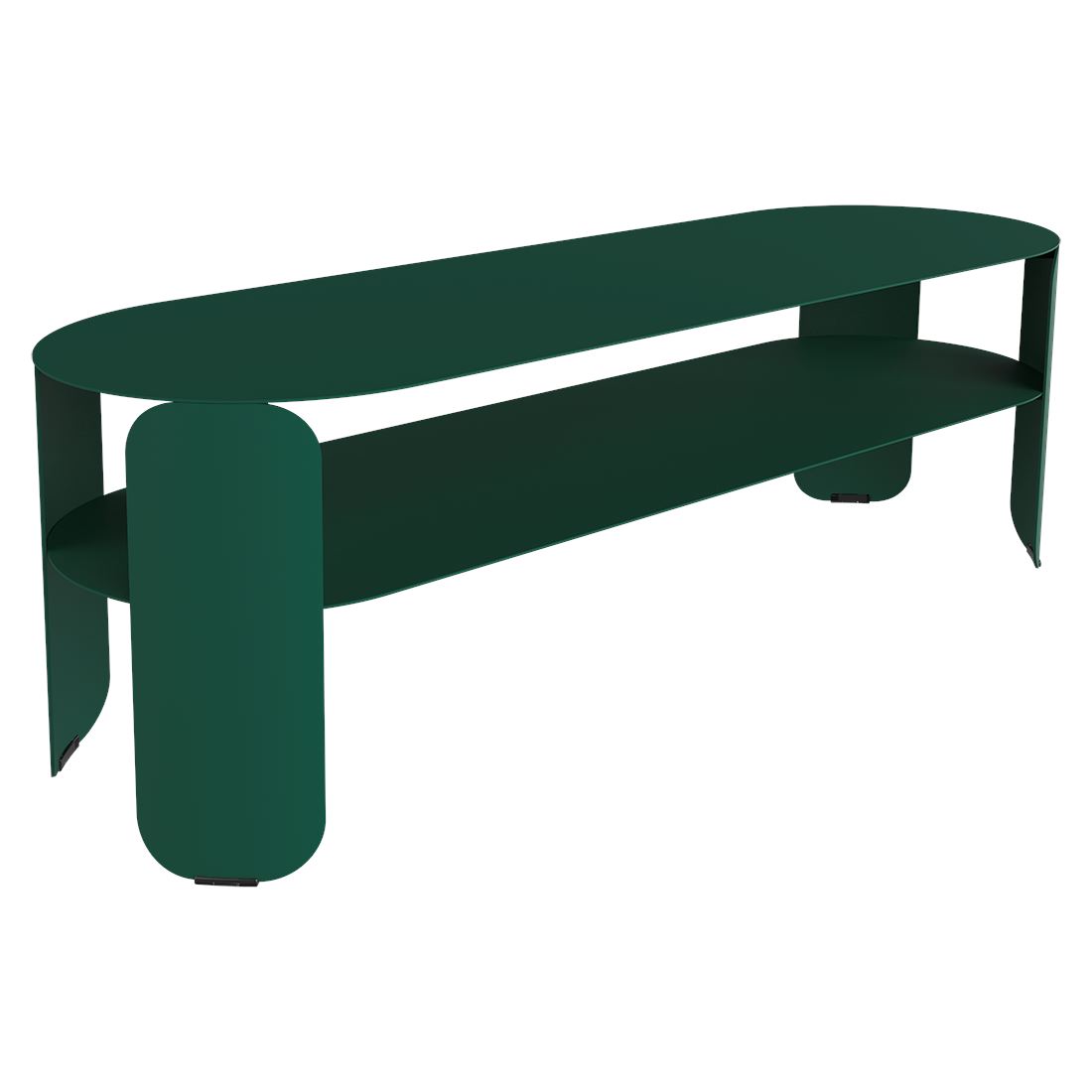 Fermob Bebop Console basse 120 x 40cm - H: 42cm Vert cèdre 02