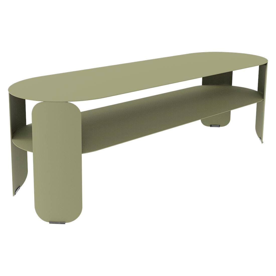 Fermob Bebop Console basse 120 x 40cm - H: 42cm Vert tilleul 65