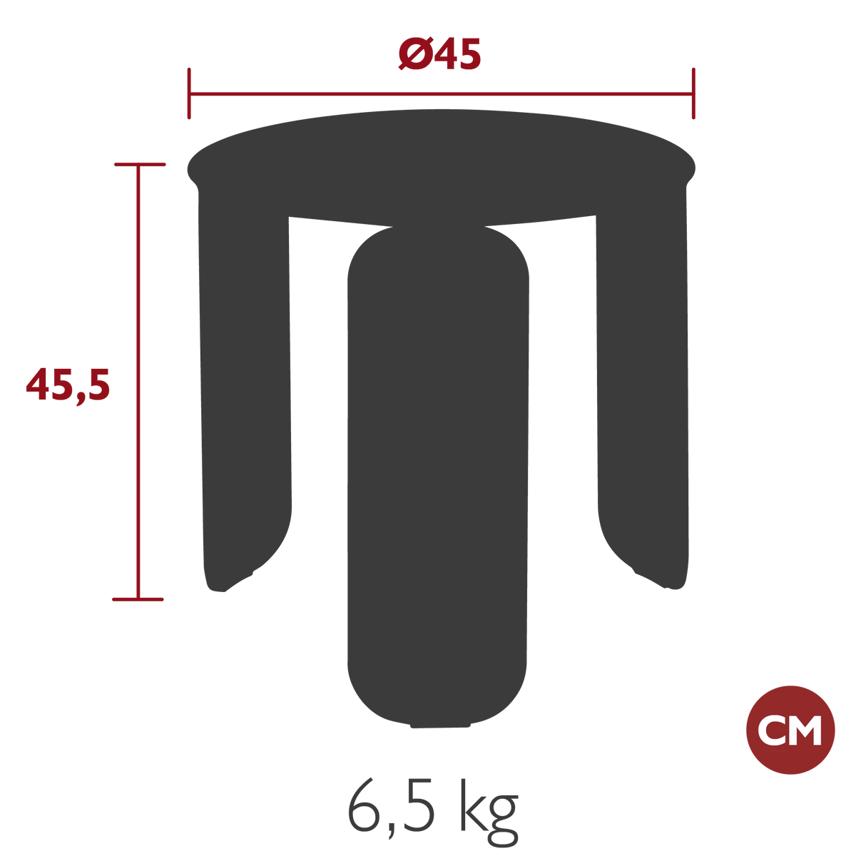 Fermob Bebop Table basse Ø 45cm